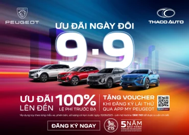 NGÀY ĐÔI 9/9 – ƯU ĐÃI LÊN ĐẾN 100% LỆ PHÍ TRƯỚC BẠ